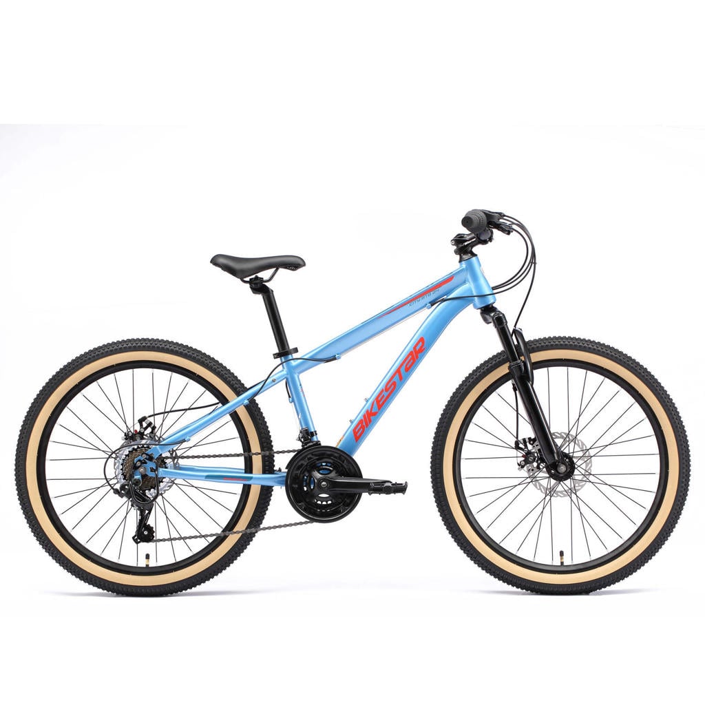 BikeStar kinderfiets 24 inch blauw