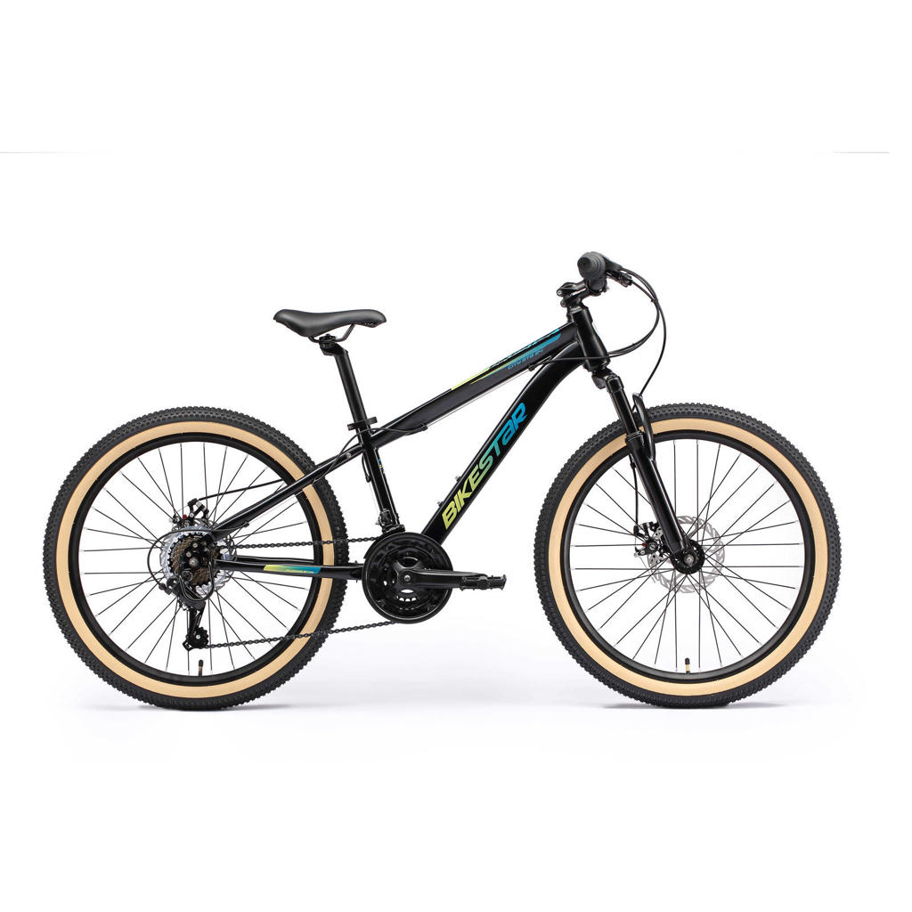 BikeStar kinderfiets 24 inch zwart