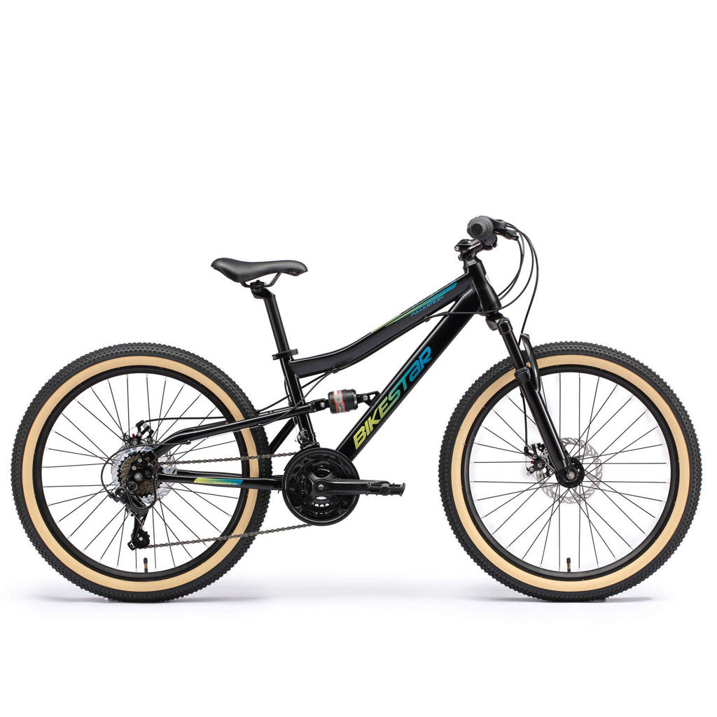 BikeStar kinderfiets 24 inch zwart
