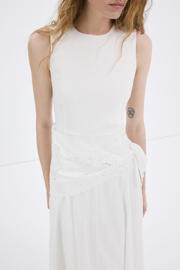 thumbnail: Mango midi jurk broderie ecru