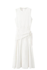 thumbnail: Mango midi jurk broderie ecru