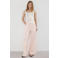 Mango wide leg jeans lichtroze
