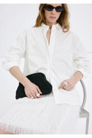 thumbnail: Mango blouse met parels wit