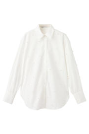 thumbnail: Mango blouse met parels wit