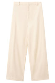 thumbnail: Mango wide leg regular waist broek beige