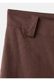 thumbnail: Mango wide leg regular waist broek bruin