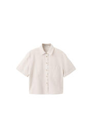 thumbnail: Mango blouse met krijtstreep beige
