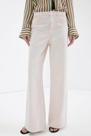wide leg jeans beige