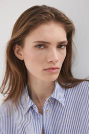 thumbnail: Mango blouse met krijtstreep blauw