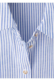thumbnail: Mango blouse met krijtstreep blauw