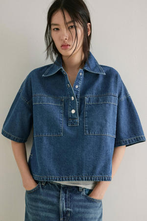 top medium blue denim
