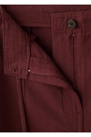 thumbnail: Mango wide leg regular waist broek donkerrood