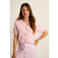 Expresso vest gebreid roze