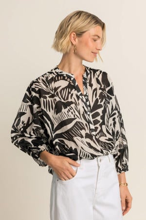 blousetop zwart