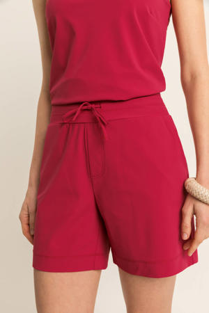 casual short travelstof fuchsia