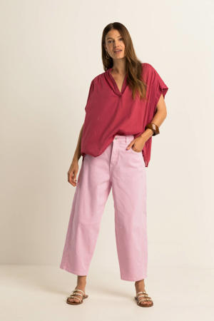 high waist straight leg jeans