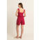 Expresso top travelstof fuchsia