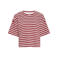MSCH Copenhagen viscose gestreepte trui - donkerrood