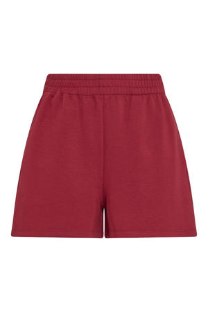 regular fit sweatshort - donkerrood