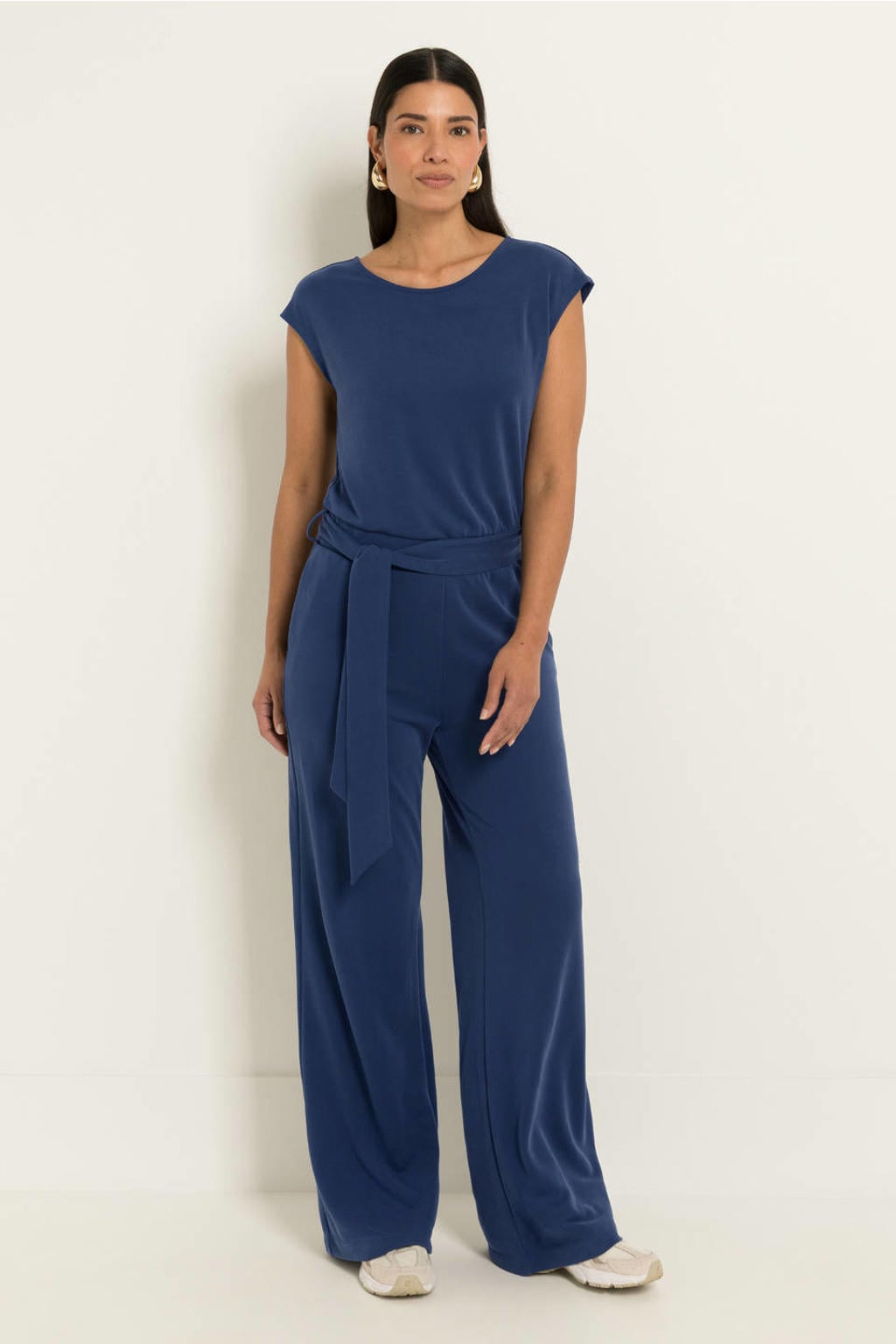 Claudia Sträter jumpsuit donkerblauw