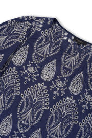 thumbnail: Claudia Sträter blousetop donkerblauw broderie