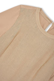 thumbnail: Claudia Sträter linnen zomerjurk beige