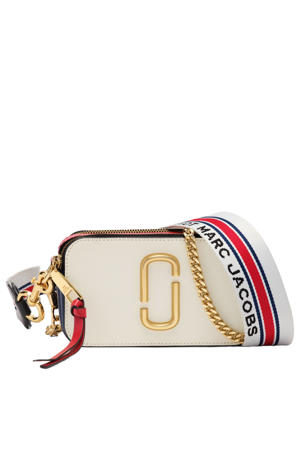 leren crossbody tas The Snapshot blauw/rood