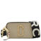 Marc Jacobs leren crossbody tas The Snapshot beige
