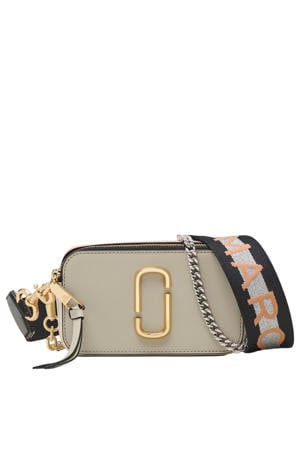 leren crossbody tas The Snapshot beige