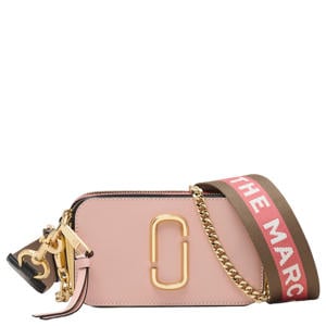 leren crossbody tas The Snapshot lichtroze
