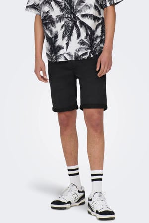 ONSPLY regular denim short black denim
