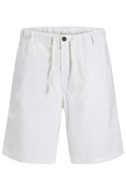 thumbnail: JACK & JONES PANTS STUDIO JPSTJAIDEN relaxed  casual short met linnen wit