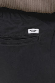 thumbnail: JACK & JONES PANTS STUDIO JPSTJAIDEN relaxed  casual short met linnen zwart