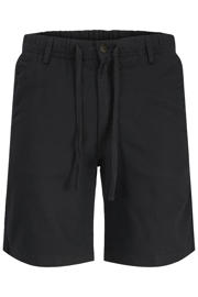 thumbnail: JACK & JONES PANTS STUDIO JPSTJAIDEN relaxed  casual short met linnen zwart