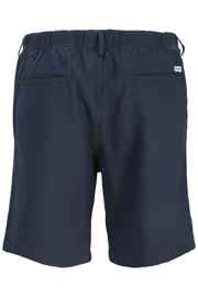 thumbnail: JACK & JONES PANTS STUDIO JPSTJAIDEN relaxed  casual short met linnen donkerblauw
