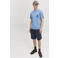 JACK & JONES PANTS STUDIO JPSTJAIDEN relaxed  casual short met linnen donkerblauw