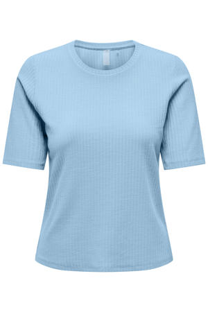 sportshirt Onpseren On 2/4 Reg Rib Tee Noos lichtblauw