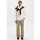 Selected regular casual overhemd met linnen wit