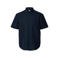Selected regular casual overhemd met linnen donkerblauw