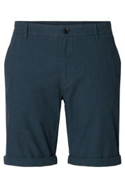 thumbnail: Selected SLHSLIM-LUTON slim chino short donkerblauw