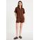 Cache Cache high waist short met linnen bruin