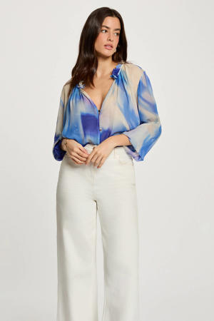 blouse blauw