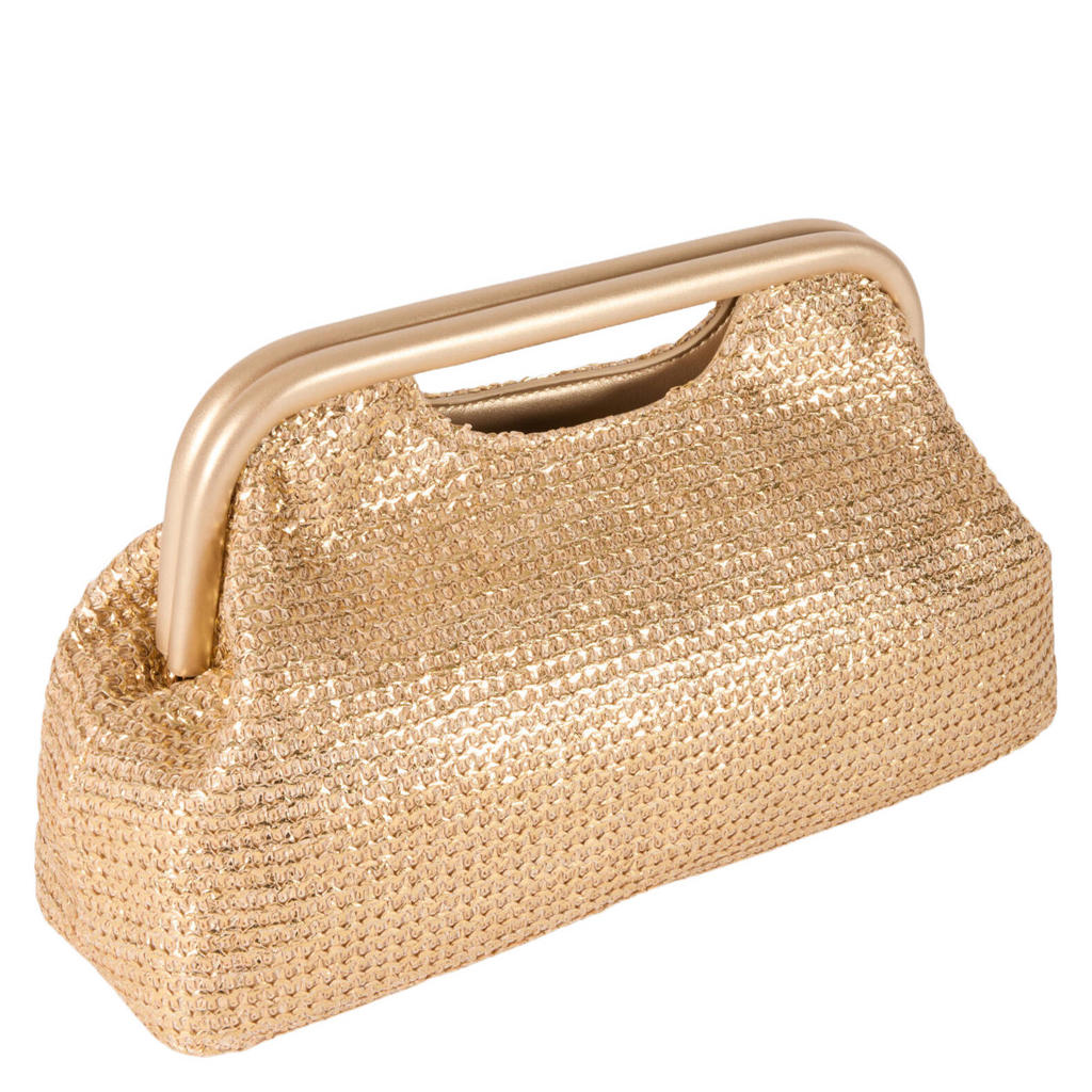 Morgan clutch goudkleurig