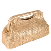 thumbnail: Morgan clutch goudkleurig
