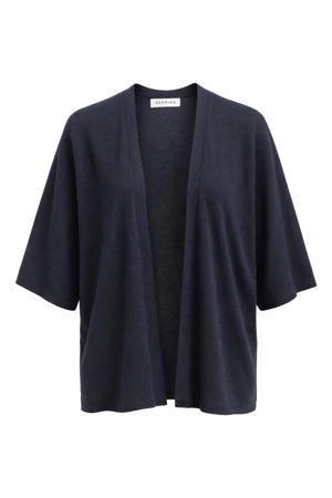 Plus Size vest - marineblauw
