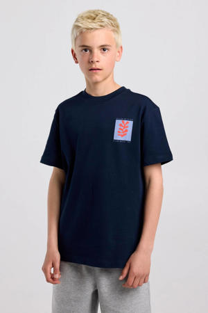 T-shirt donkerblauw