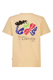 thumbnail: America Today T-shirt met backprint lichtgeel