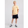 America Today T-shirt met backprint lichtgeel