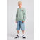 America Today sweater met backprint lichtgroen