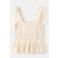 Mango top gebreid beige